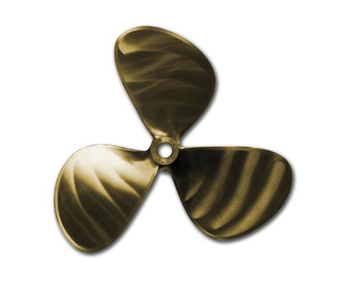 Nakashima GL352 propeller 3 blads-13″x11″-RH-MnBr-ø25x60