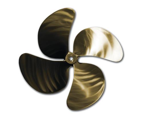 Nakashima GL485 propeller 4 blads-28″x24″-LH-MnBr-ø50x140