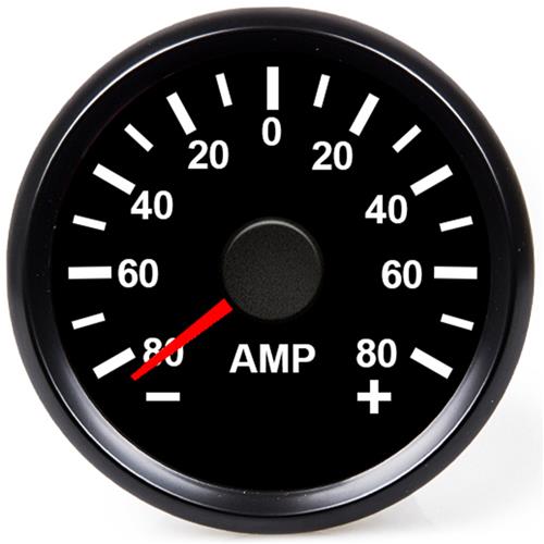 Hollex ampèremeter 9-32V zwart incl. Shunt