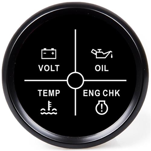 Hollex alarminstrument 4 in 1 zwart 9-32V