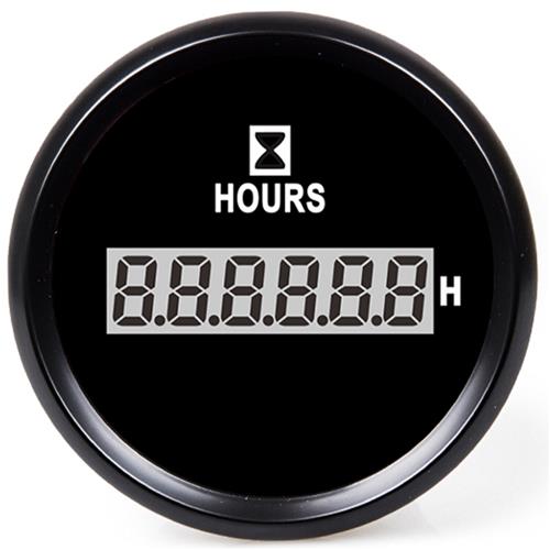 Hollex bedrijfsurenteller digitaal zwart 9-32V