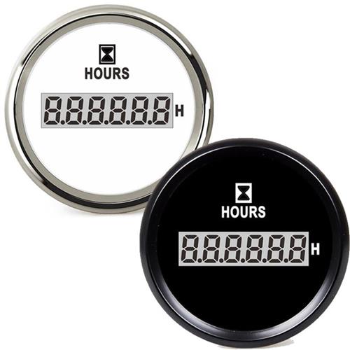 Hollex bedrijfsurenteller digitaal zwart 9-32V