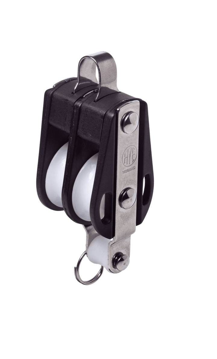HYE blok dubbel met beugel en hondsvot 10 mm