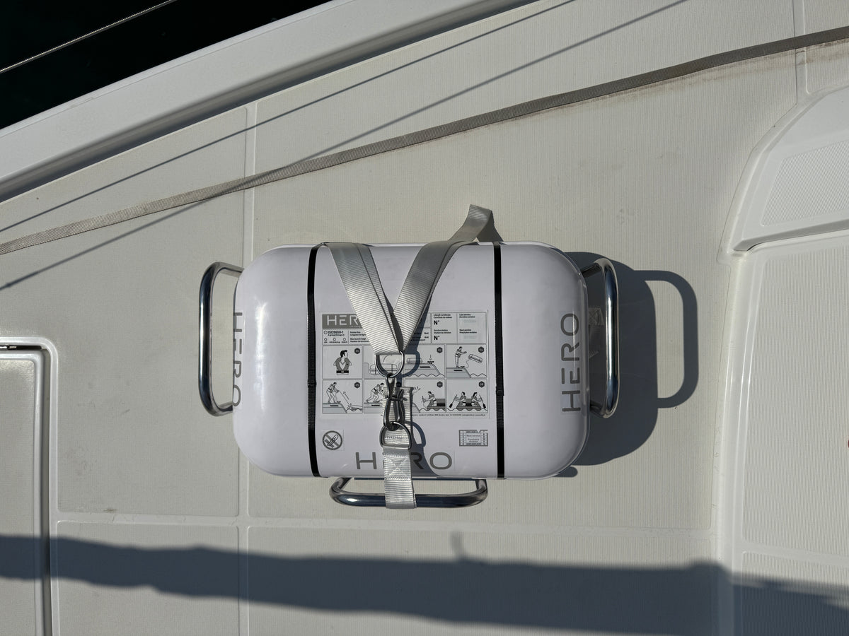 Hero Universele reddingsvlotbeugel 4p - 12p rvs