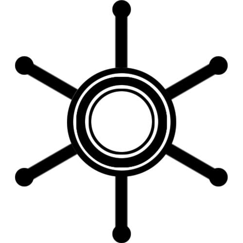 CEF impeller ø11,9xø40x18mm - 6 bladen