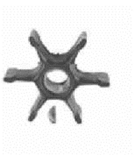 CEF impeller ø19,15xø91,5x25,4mm - 6 bladen