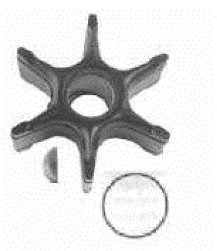 CEF impeller ø22,31xø89x32,03mm - 6 bladen