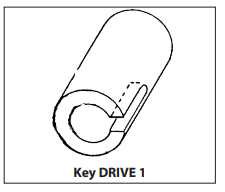 Talamex impeller neopreen buitenboord key drive 1 17200342