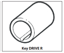 Talamex impeller neopreen buitenboord key drive 17200304