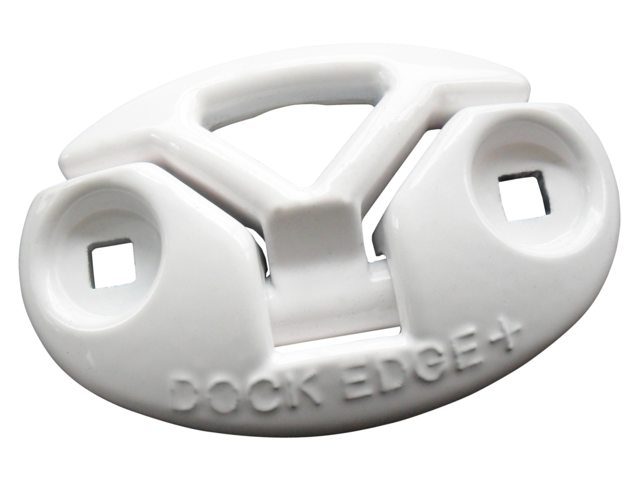 Dockedge Steiger Cleat flip-up kikker 8,9 cm wit