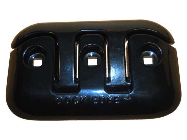 Dockedge Steiger Cleat flip-up kikker 20,3 cm zwart
