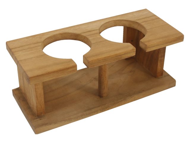 Wijnglazenrek duo 21.5x9x9.5cm