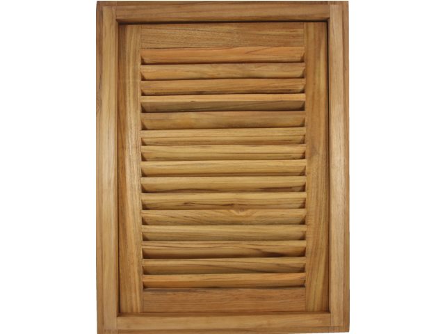 Louvre deur met frame rechthoek 38.1x3.5x50.8cm