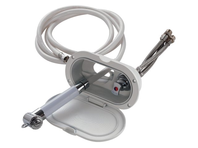 Inbouw douche met kraan en 2.5m slang