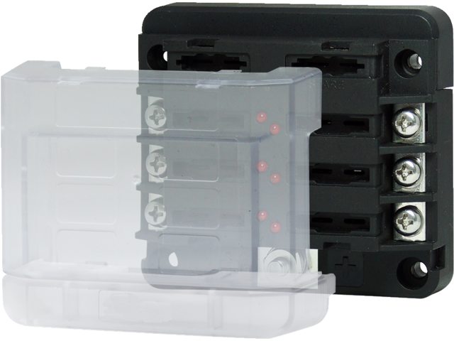 Talamex Module 1 zekeringhouder 6 x ATP/ATO/ATC