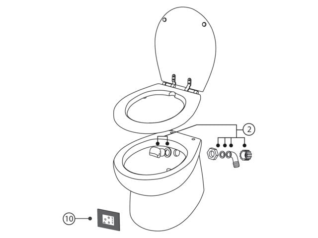 Albin Pump Marine Schakelpaneel stil elektrisch premium