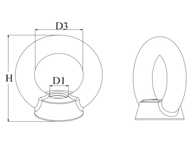 Talamex dekmoer RVS M12