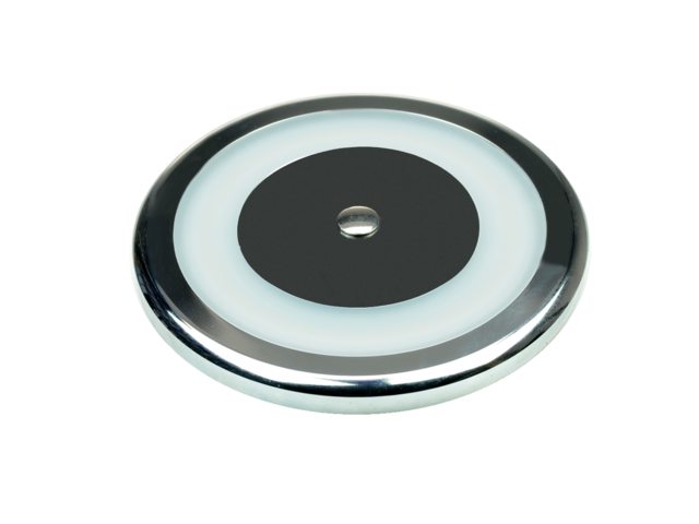Talamex Led opbouw plafonniere RVS 106 mm 10-30 V 3000K 6 W dimbaar