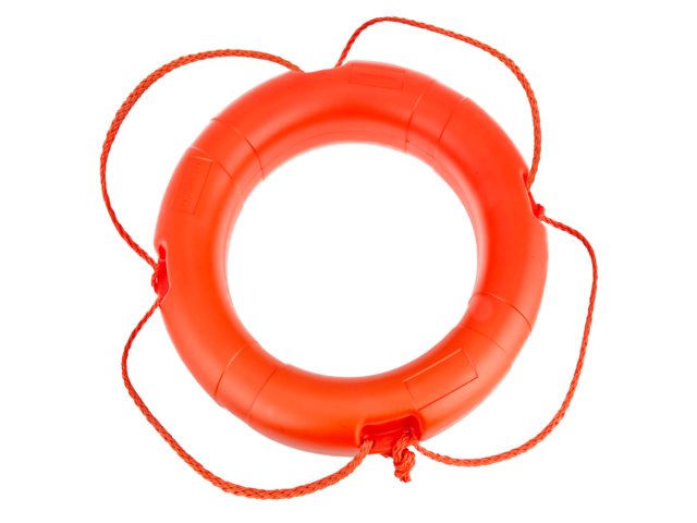 Besto Reddingsboei 75 cm 2,5 kg oranje zonder reflectie