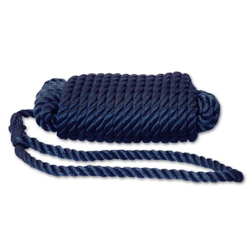 Hollex landvast navy 10mm 3 strengen L=6mtr
