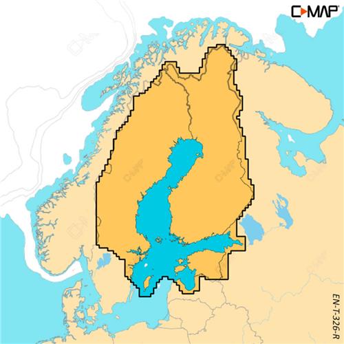 C-MAP geheugenkaart REVEAL X - Finland Binnenland & Baltische Zee