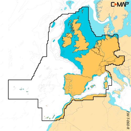 C-MAP geheugenkaart DISCOVER X - Centraal-West Europa