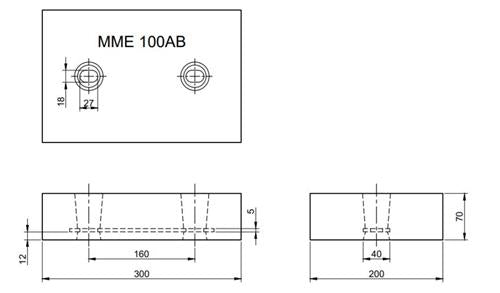 MME huid/roeranode aluminium MME100AB