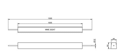 MME tankanode aluminium MME202ATST