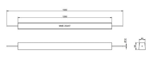 MME tankanode aluminium MME254ATST