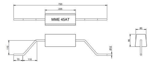 MME tankanode aluminium MME45AT