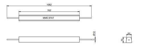 MME tankanode aluminium MME87ATST