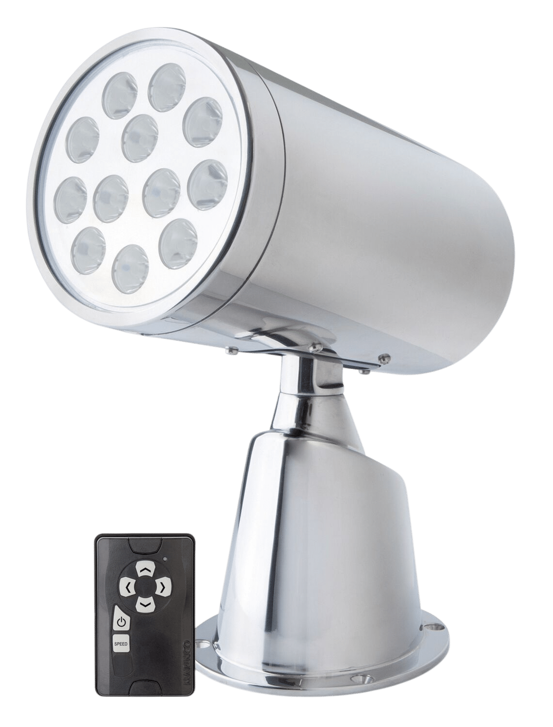 Marinco Draadloze LED-schijnwerper RVS IP67 met afstandsbediening