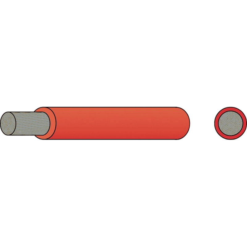 Oceanflex Vertinde Accukabel geïsoleerd 95 mm² rood (10 m)