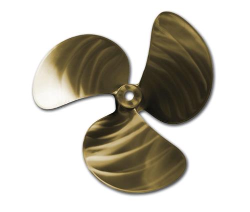 Nakashima PL375 propeller 3 blads-23″x18″-RH-MnBr-ø40x120