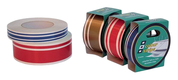 Colourstripes T1 rood 19mm 10m