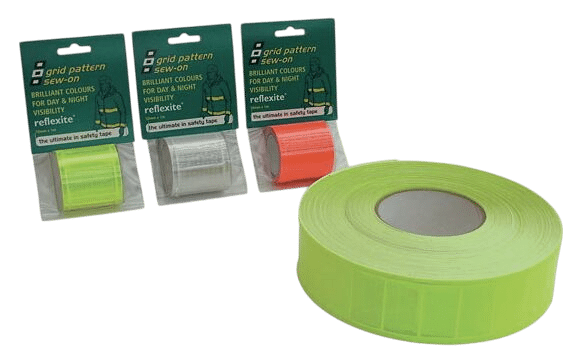 Reflecterende tape wit 50mm 1m