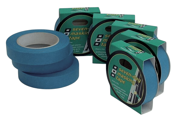 7day masking tape blauw 25mm 25m