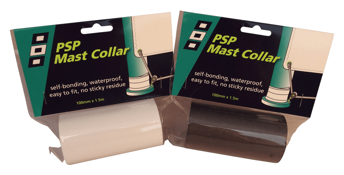 PSP Mastkraag tape wit 100 mm 1,5 m