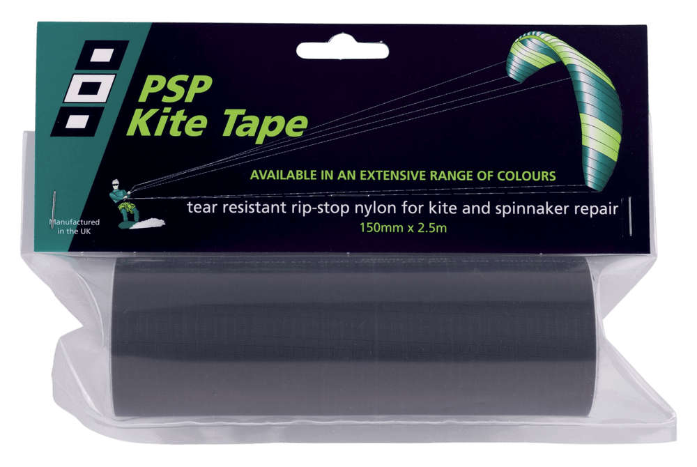 Kite tape 150mm 2.5m houtskool