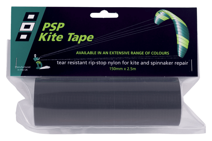 PSP Kite tape 150 mm 2,5 m houtskool