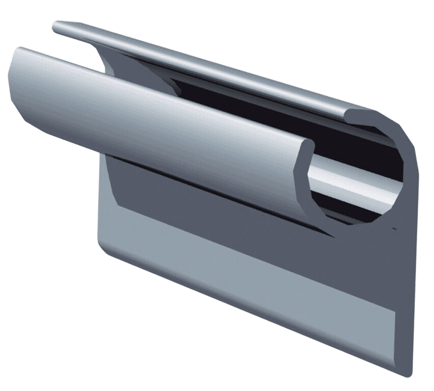 rail voor bimini/lazy jack