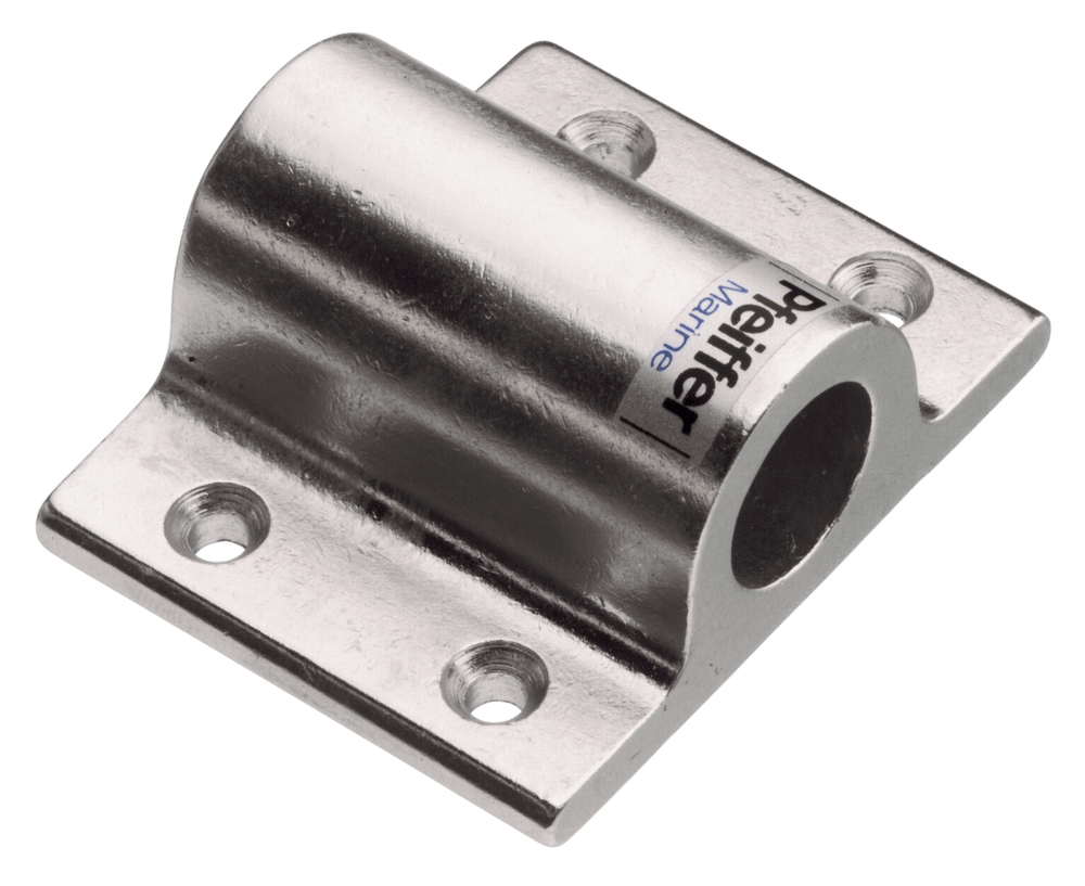 Buiskapbeslag aluminium wandhouder 16mm