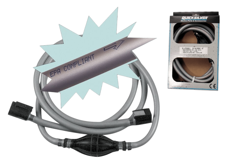 8M0054325 Brandstofslang set 2.44m