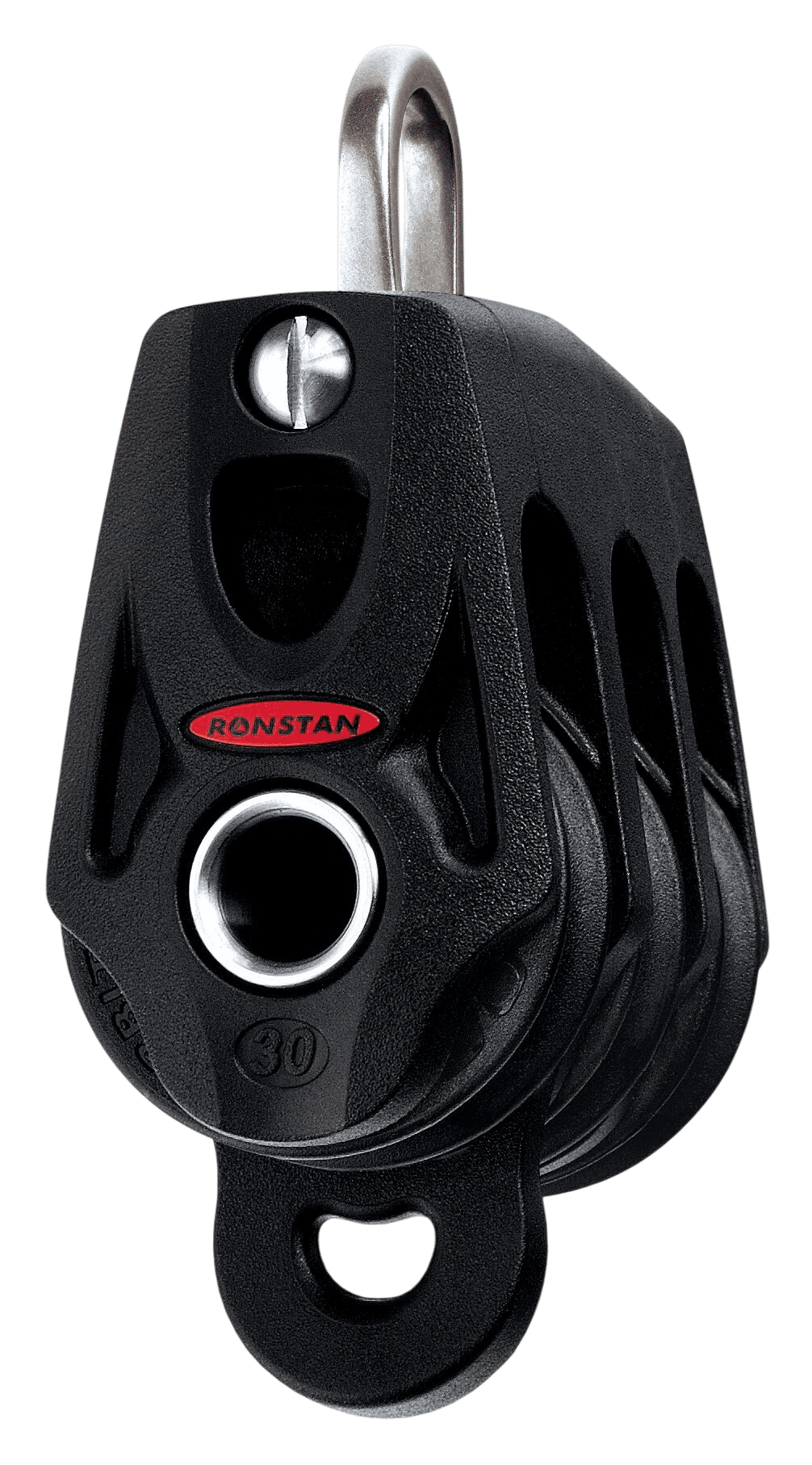 Ronstan serie 30 kogelgelagerd drievoudig blok met hondsvot RF35312