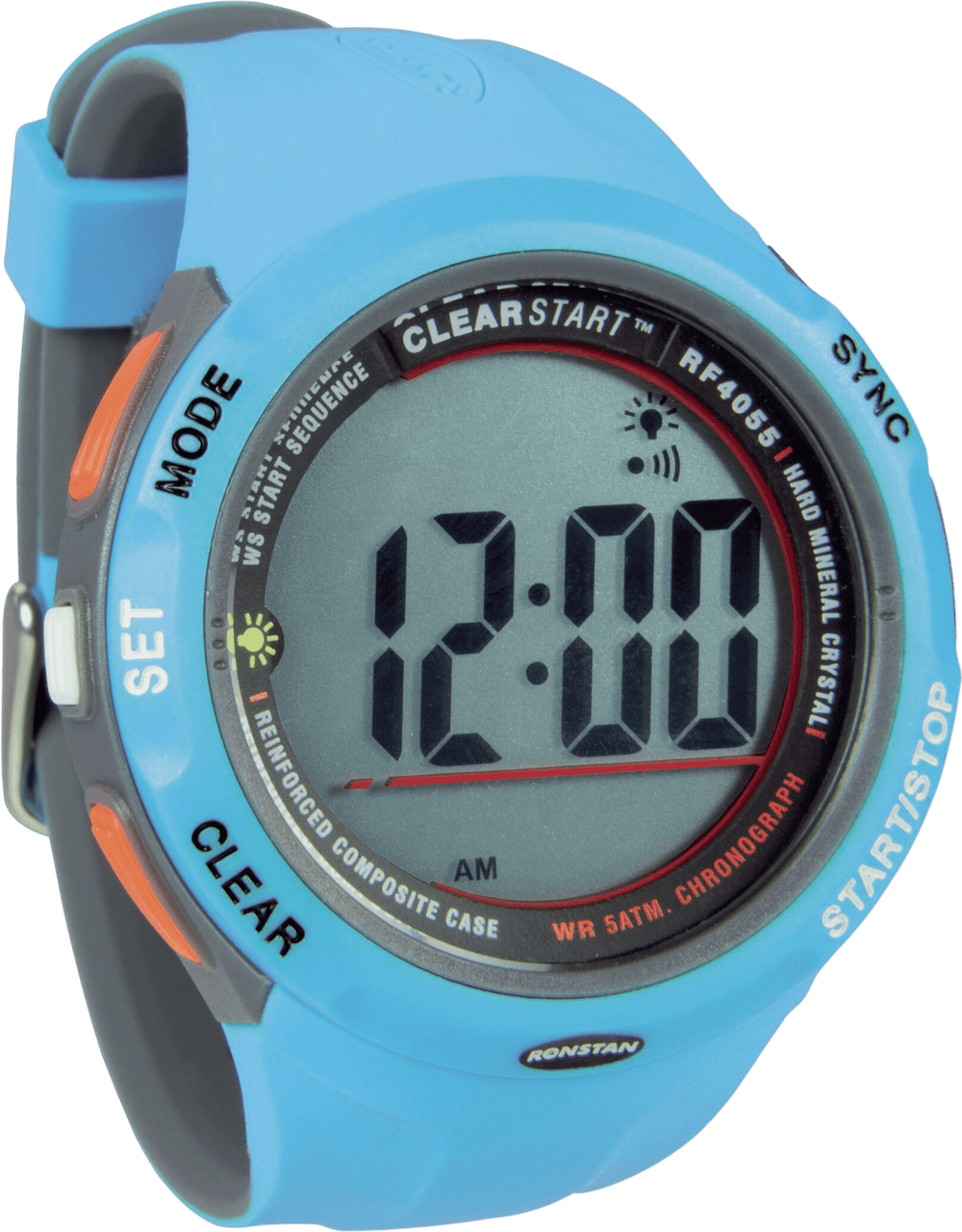 Ronstan clearstart sailing watch, 50mm, blue grey