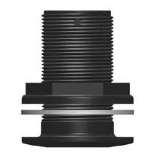 Tru Design huiddoorvoer zwart 1 ½”BSP