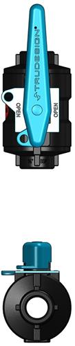 Tru Design kogelafsluiter zwart 1/2”BSP