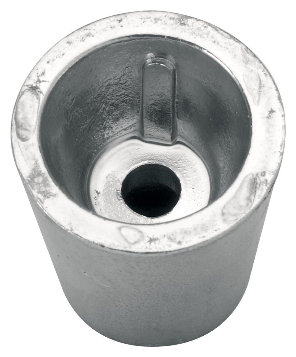 Schroefas anode zink 30mm conisch