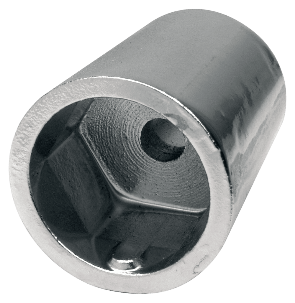 Schroefas anode zink 35mm 6-kant