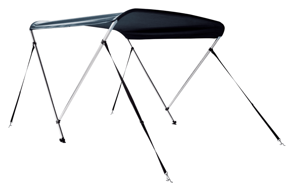 Bimini top deluxe 2 boog 152x110-130x117cm navy blue